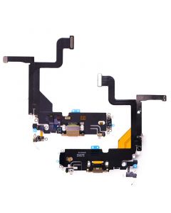 Charging Port Flex Cable for iPhone 13 Pro (Gold)