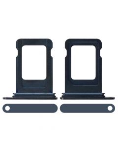 Sim Card Tray with Waterproof Gasket Ring for iPhone 13 Pro/13 Pro Max(Single SIM Card Version)-Blue