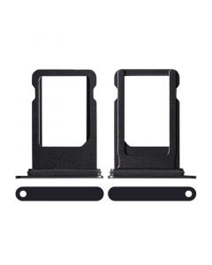Sim Card Tray with Waterproof Gasket Ring for iPhone 8(Black)