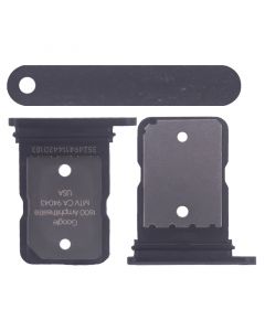 Single Sim Card Tray for Google Pixel 5 (Black)