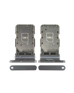 Dual Sim Card Tray for Samsung Galaxy S21 (Silver)