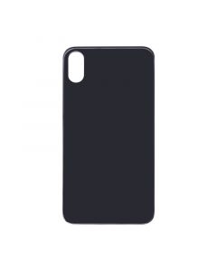 Back Glass Cover for iPhone X (for iPhone/Large Camera Hole) - Black
