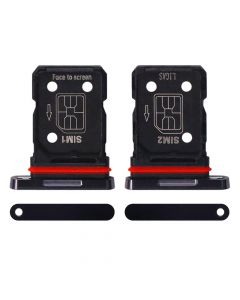 Single Sim Card Tray for OnePlus 12(Black)(US Version)