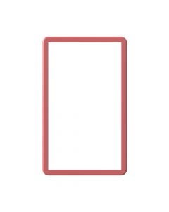 Silicone Bumper Guard for Standard PSA Graded Cards(Rose Red)