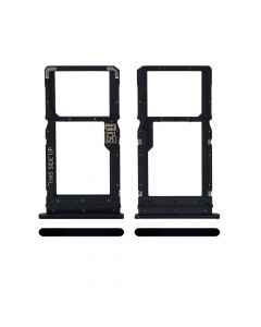 Single Sim Card Tray for Motorola G Stylus (2020)(Black)(US Version)