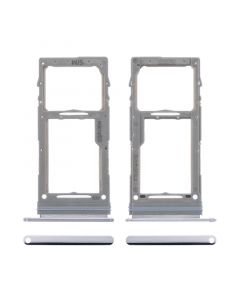 Single Sim Card Tray for Samsung Note10 Lite (Silver)
