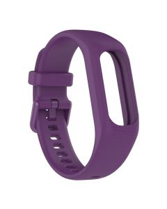 Silicone Strap for Garmin vívosmart®5 L-6.8"-9.4"(117mm)(Purple)