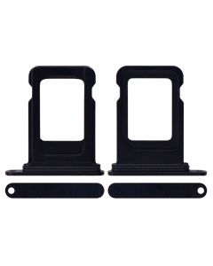 Sim Card Tray with Waterproof Gasket Ring for iPhone 13(Single SIM Card Version)-Black