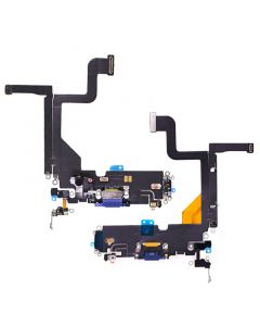 Charging Port Flex Cable for iPhone 13 Pro (Blue)