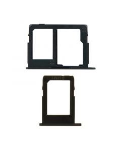 Sim Card Tray and MicroSD Card Tray for Samsung Galaxy J3 Pro (J330/2017)(Black)