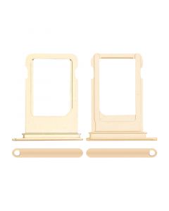 Sim Card Tray with Waterproof Gasket Ring for iPhone 7(Gold)