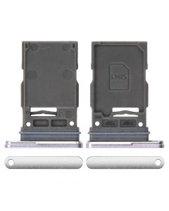 Single Sim Card Tray for Samsung Galaxy S21 FE 5G (Silver)