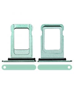 Sim Card Tray with Waterproof Gasket Ring for iPhone 12(Green)
