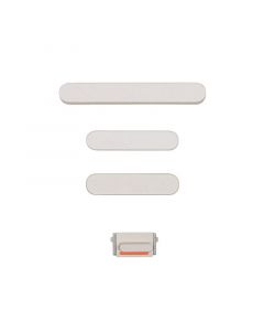 Hard Buttons(Power/Volume/Vibrator) for iPhone 13/13 Mini(Silver)