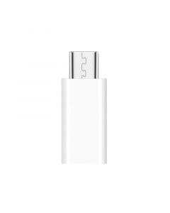 USB C Female to Micro USB Male Adapter (ABS)(White))
