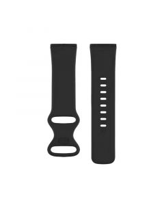 Silicone Strap for Fitbit Versa 3(100 102mm)(Black)