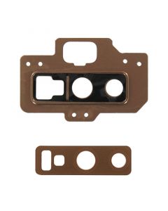 Back Camera Glass Lens And Cover Bezel Ring for Samsung Galaxy Note 9 (Bronze)