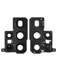 Back Camera Lens With Bezel Ring for Samsung Galaxy S22 Ultra (Black)