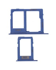 Sim Card Tray and MicroSD Card Tray for Samsung Galaxy J8 (J810/2018)(Blue)