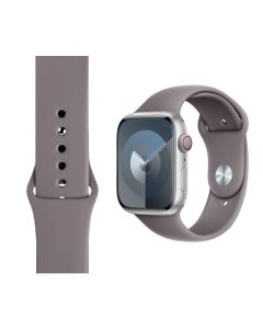 Silicone Strap for Apple iWatch Series (38/40/41MM)(Dark Brown)