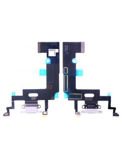 Charging Port Flex Cable(With Mic,Antenna) for iPhone XR(Silver)