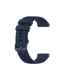 Silicone Strap for Garmin vivoactive 4 (22MM)(Army Blue)