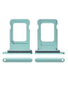 Sim Card Tray with Waterproof Gasket Ring for iPhone 11(Green)