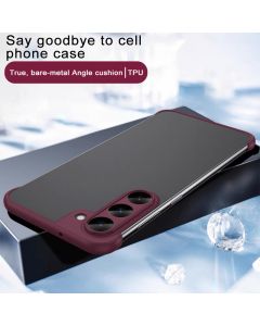 Corner pad protective case for Samsung Galaxy S23 (TPU)(Red)