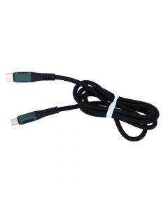 3A Type-C to Type-C Fast Charging Data Cable (Integration Head/Braided Line) - Gray (1.0M)