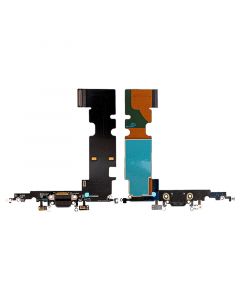 Charging Port Flex Cable(With Mic,Antenna) for iPhone 8 Plus(Black)