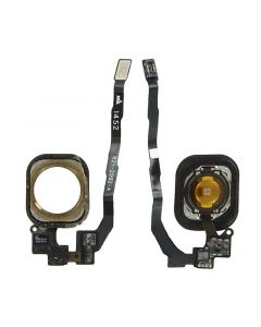 Home Button with Flex Cable and Rubber Gasket for iPhone 5S/SE(2016)(Gold)