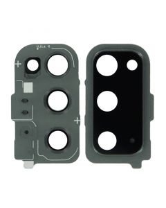 Back Camera Lens with Cover Bezel Ring for Samsung Galaxy S20/S20 5G (Gray)