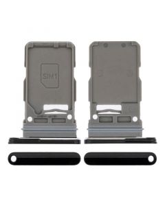 Single Sim Card Tray for Samsung Galaxy S21 Plus (Black)