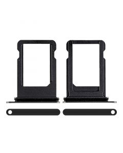 Sim Card Tray with Waterproof Gasket Ring for iPhone X(Black)