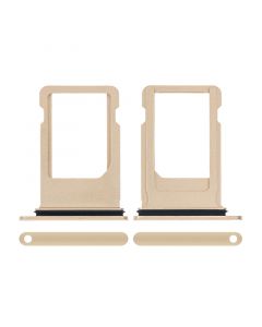 Sim Card Tray with Waterproof Gasket Ring for iPhone 7 Plus(Gold)