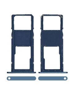Sim Card Tray and MicroSD Card Tray for Samsung Galaxy A11 (A115/2020) (Blue)