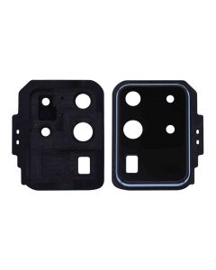 Back Camera Lens with Cover Bezel Ring for Samsung Galaxy S20 Ultra (Blue)