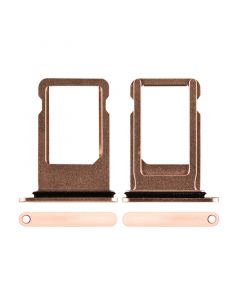 Sim Card Tray with Waterproof Gasket Ring for iPhone 8 Plus(Rose Gold)