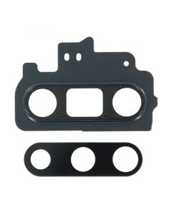 Back Camera Lens with Cover Bezel Ring for Samsung Galaxy Note 10 (Black)