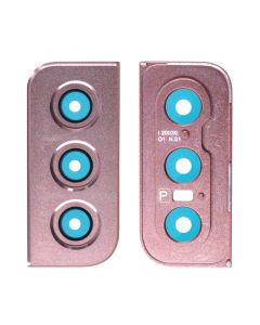 Back Camera Lens With Bezel Ring for Samsung Galaxy S21 (Pink)