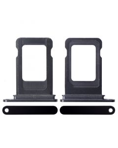 Single Sim Card Tray for iPhone 14 Pro (Black)