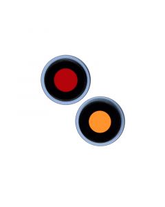 Back Camera Lens With Bracket & Bezel for iPhone 14 / 14 Plus (2 Piece Set) (Blue)