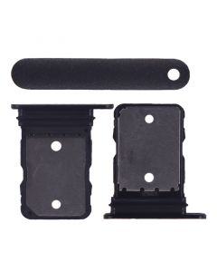 Single Sim Card Tray for Google Pixel 6 (Black)