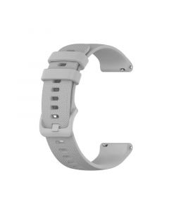 Silicone Strap for Garmin venu/Garmin venu sq/Garmin vivoactive 3 (20MM) (Grey)