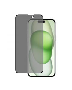 Privacy Full Cover Tempered Glass for iPhone 15 Plus/iPhone 16 Plus
