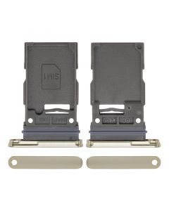 Single Sim Card Tray for Samsung Galaxy S23 / S23 Plus (Gold)