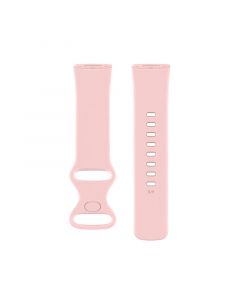 Silicone Strap for Fitbit Versa 3(100 102mm)(Pink Sand)