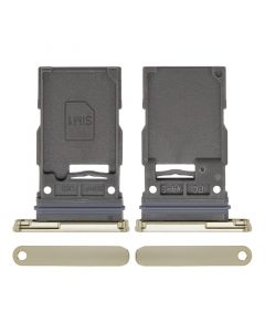 Single Sim Card Tray for Samsung Galaxy S23 Ultra (Gold)