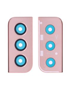 Back Camera Lens With Bezel Ring for Samsung Galaxy S21 Plus (Pink)