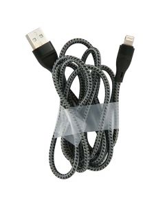 USB to 8 Pin Data Cable (Braided Line) - Black (1.0M)